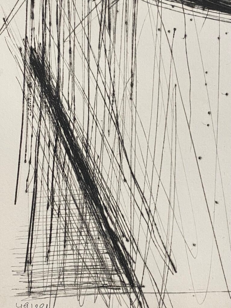 Les dents indiquant l'heure by Bernard Buffet, 1958 (view 2)