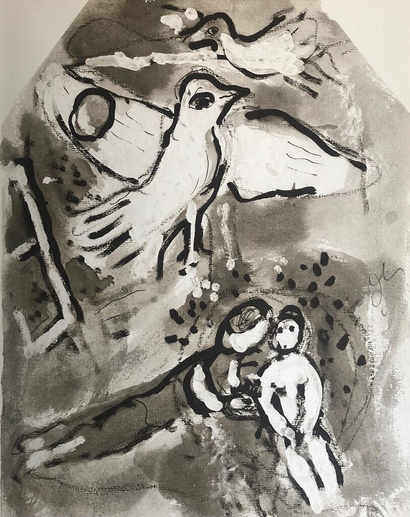 Lettres d'hivernage de Marc Chagall, 1973
