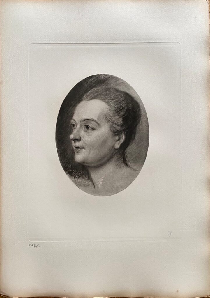 Portrait de Mme de Pompadour de Maurice-Quentin de La Tour, 1908