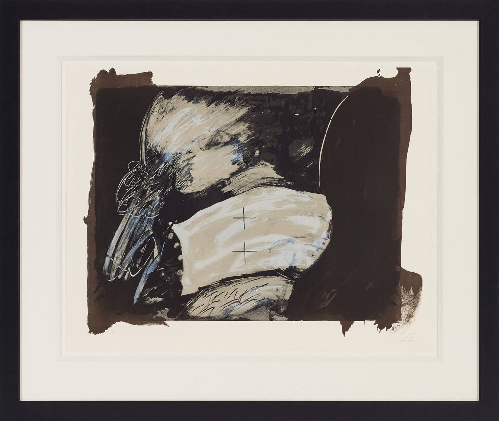Deux Croix by Antoni Tàpies, 1983