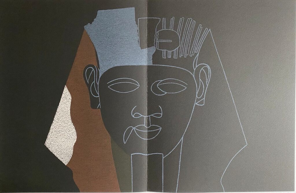 Pour sauver les monuments de Haute-Egypte by Eduardo Arroyo, 1984