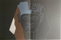 Pour sauver les monuments de Haute-Egypte by Eduardo Arroyo, 1984