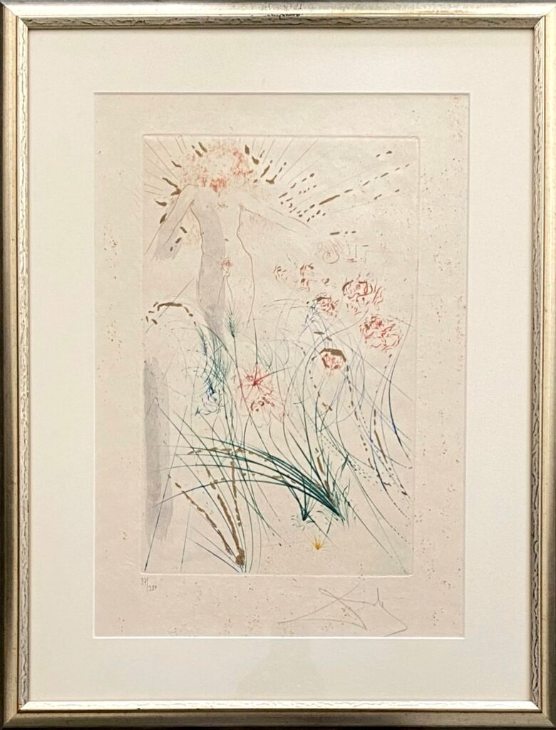 The Beloved Feeds Among The Lilies de Salvador Dalí, 1971