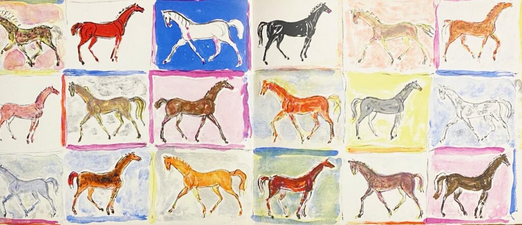 Chevaux de Constantin Andreevitch Terechkovitch, 1962