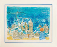 Le Bonnet rouge devant la mer by Andre Cottavoz, 1974