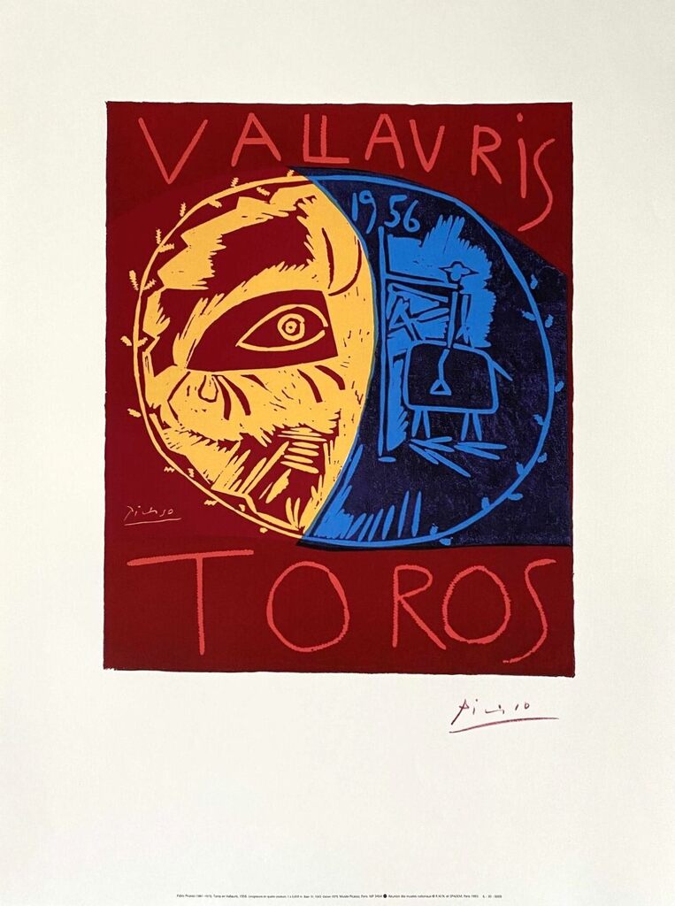 Toros en Vallauris de Pablo Picasso, vers 2010