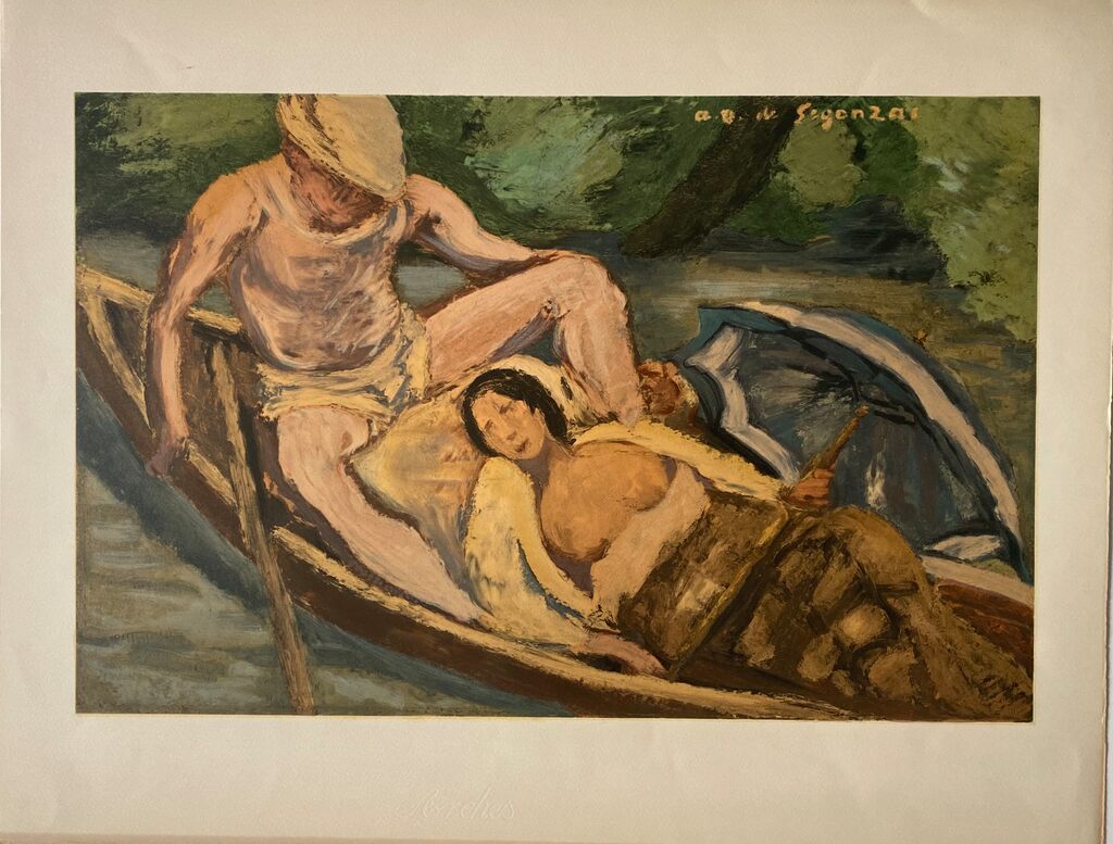 Les canotiers (1924) by André Dunoyer de Segonzac, 1967