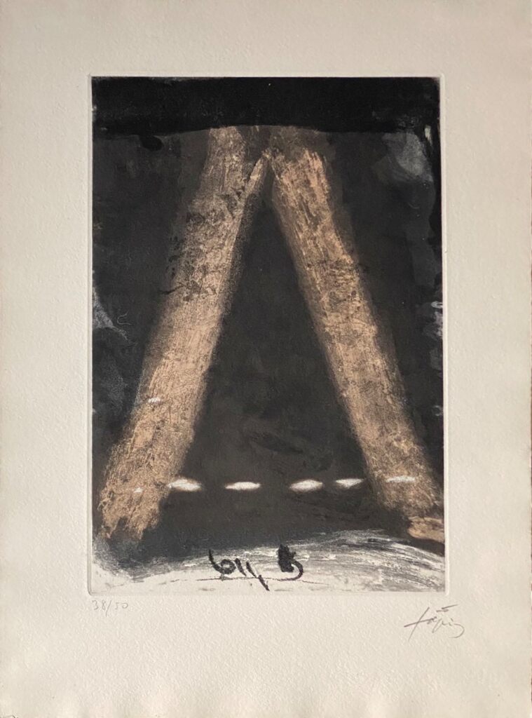 Paroles Peintes IV by Antoni Tàpies, 1970