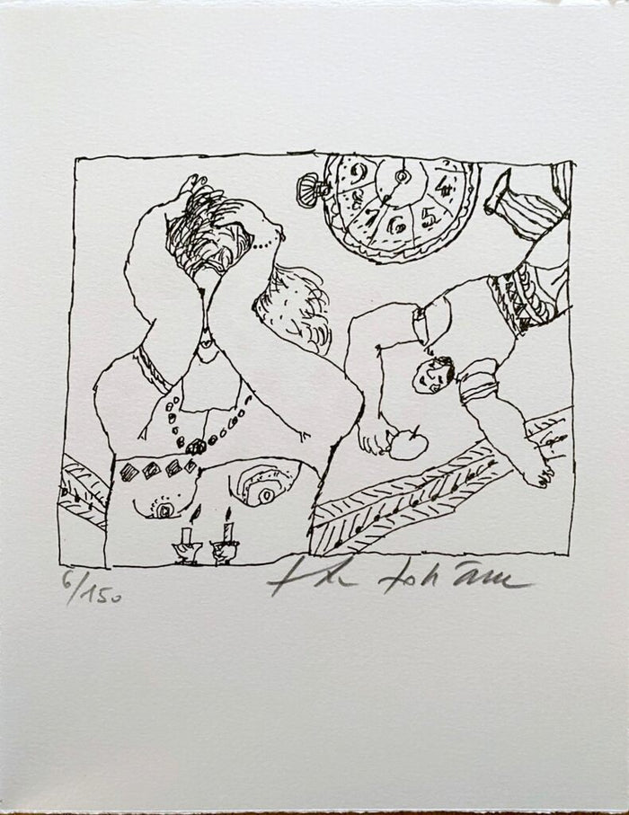 Aux franges de l'éveil de Theo Tobiasse, 1987