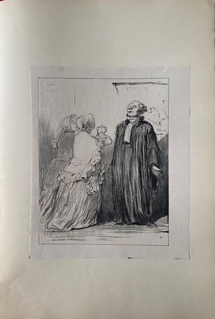 Court Scene de Honoré Daumier, 1918 (vue 2)