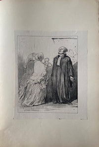 Court Scene de Honoré Daumier, 1918 (vue 2)