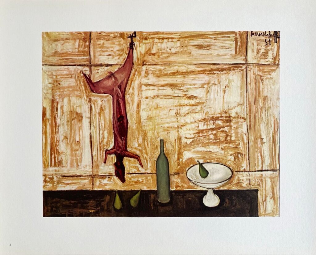 Nature morte au lapin by Bernard Buffet, 1966