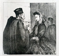 Court Scene by Honoré Daumier, 1918
