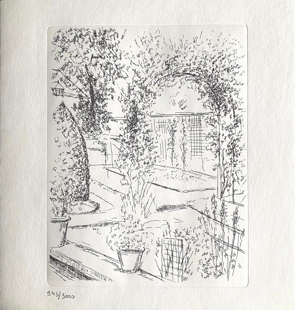 Au jardin d'André Dunoyer de Segonzac, 1969