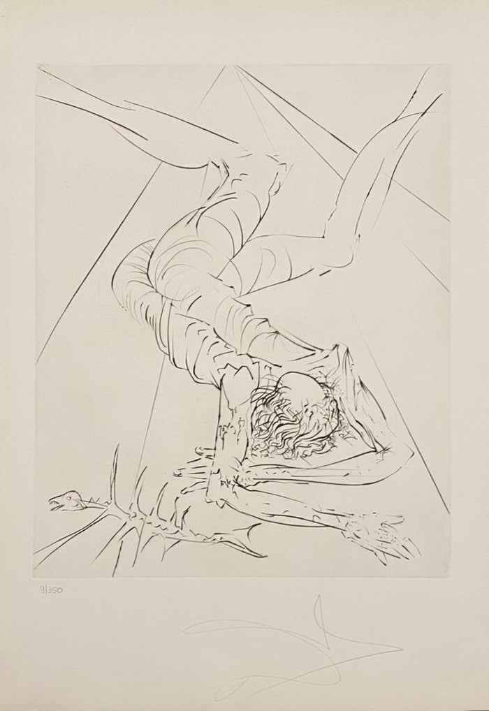 The Old Man and the Sea - The Fall de Salvador Dalí, 1974