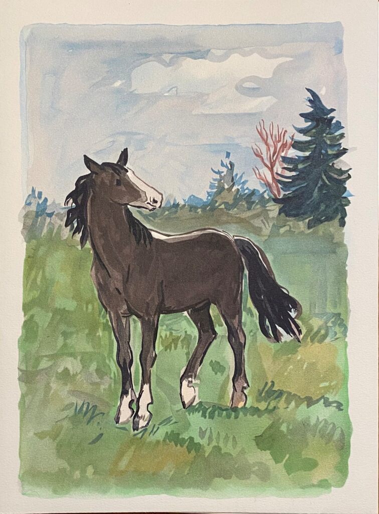 Mon Cheval est un Empire by Yves Brayer, 1990