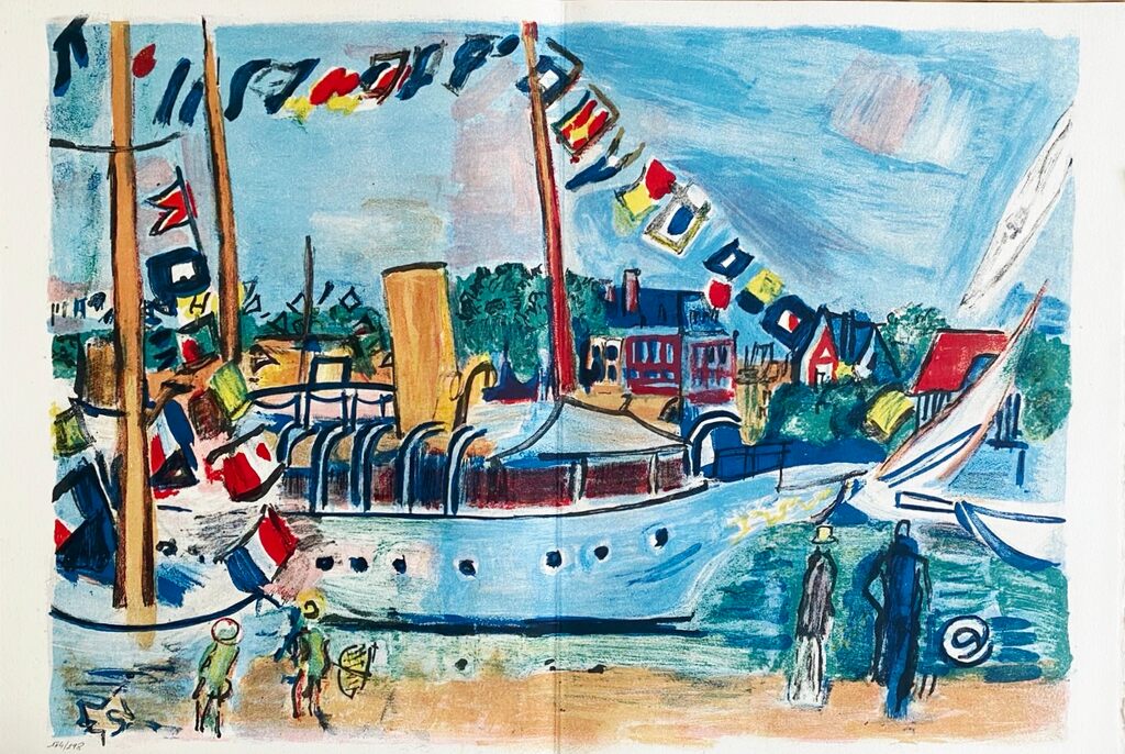 Les Côtes Normandes by Raoul Dufy, 1961