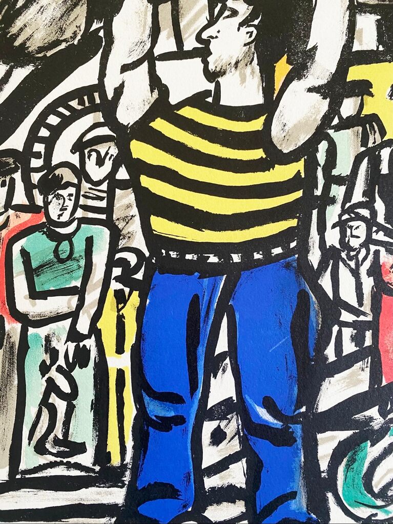 L'haltérophile de Fernand Léger, 1960 (vue 2)