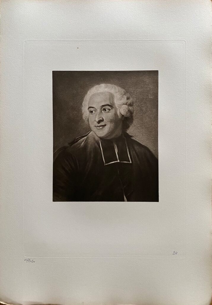 Portrait de l'abbé Pommyer by Maurice-Quentin de La Tour, 1908