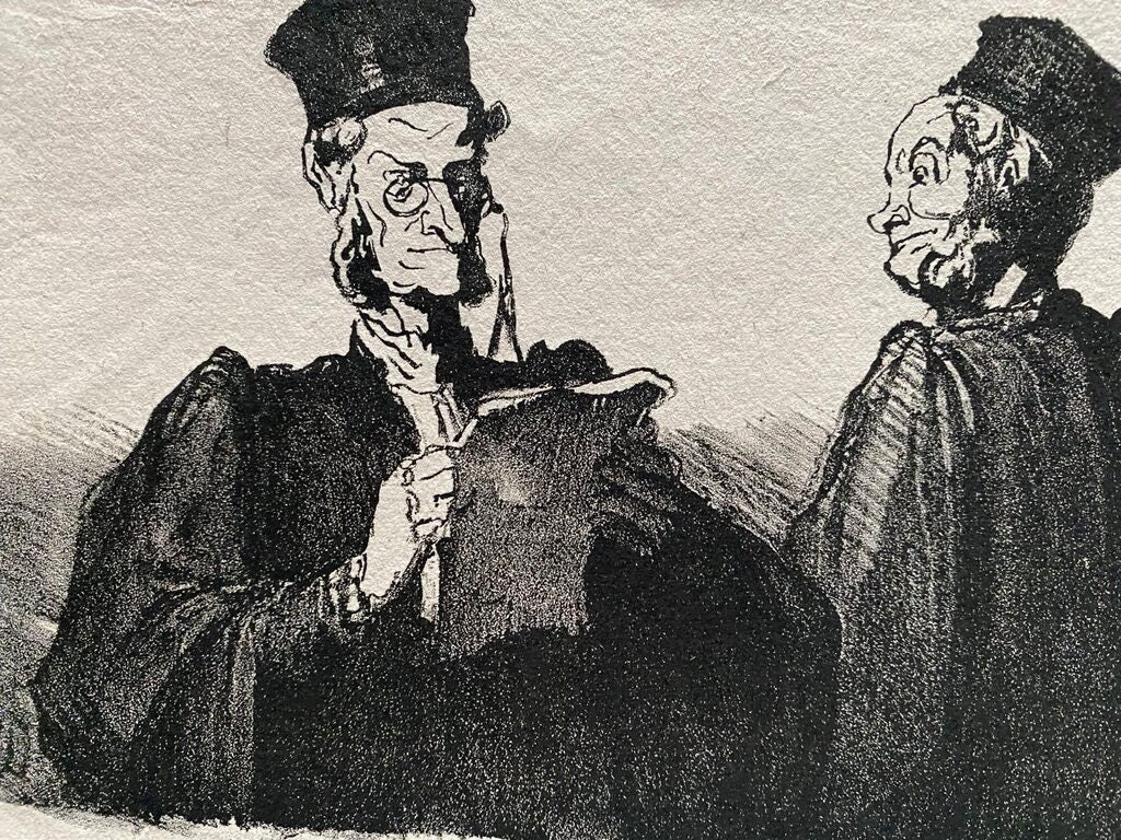 Court Scene by Honoré Daumier, 1918 (view 3)