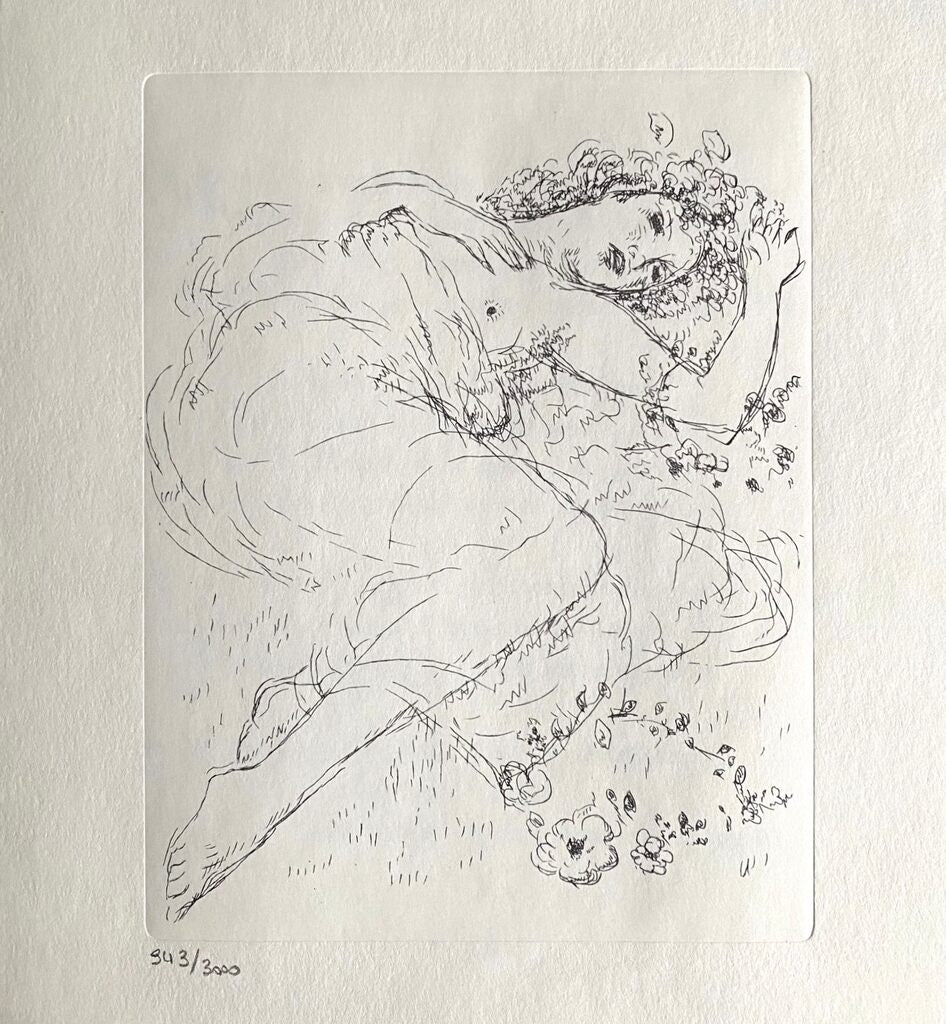 Nu allongé by André Dunoyer de Segonzac, 1969