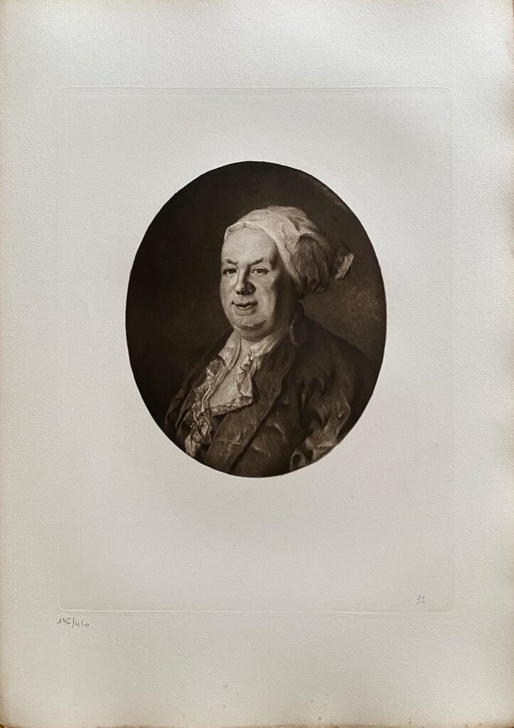 Portrait de Guillaume-Claude de Laleu, secrétaire du Roi by Maurice-Quentin de La Tour, 1908