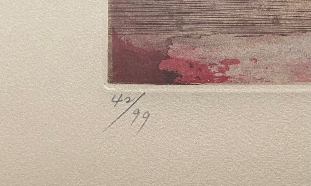 Sans titre de Zao Wou-Ki 趙無極, 1971 (vue 2)