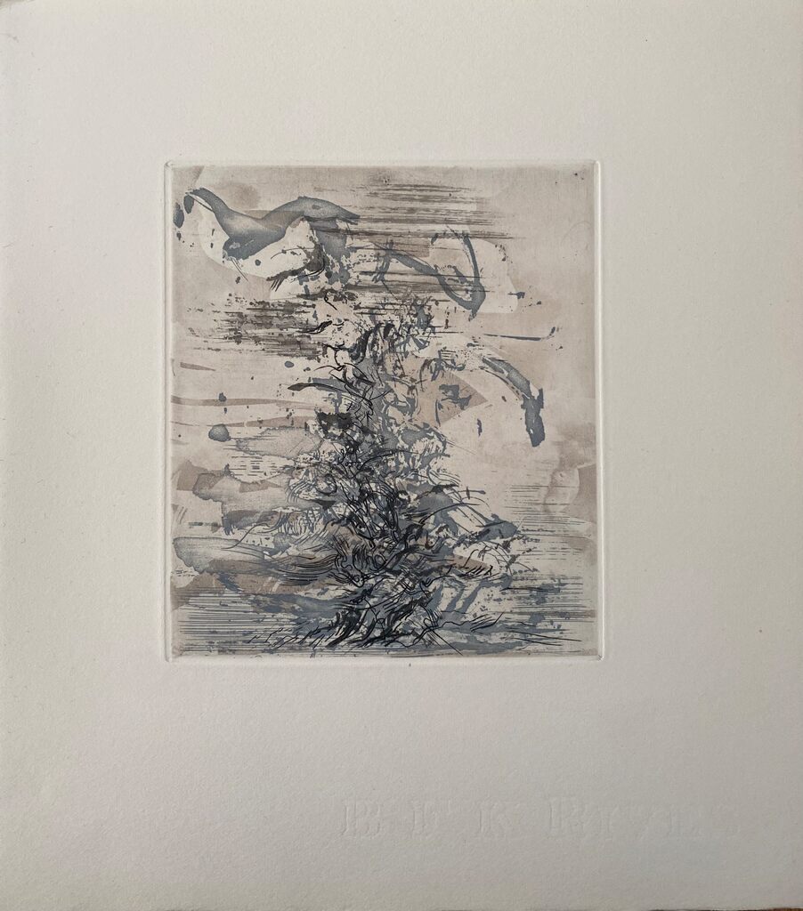 Untitle (bleu) de Zao Wou-Ki 趙無極, 1962