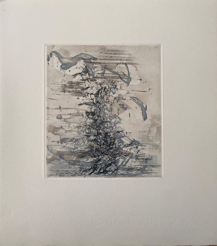 Untitle (bleu) de Zao Wou-Ki 趙無極, 1962