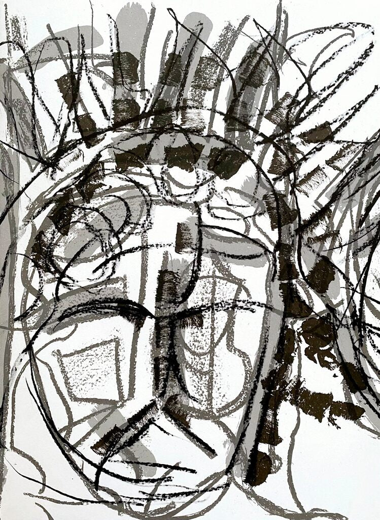 Untitled by Jean-Paul Riopelle, 1974