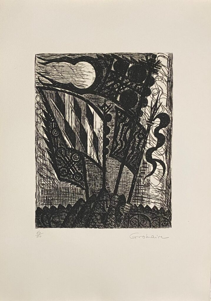 Macbeth: Étendards by Marcel Gromaire, 1958