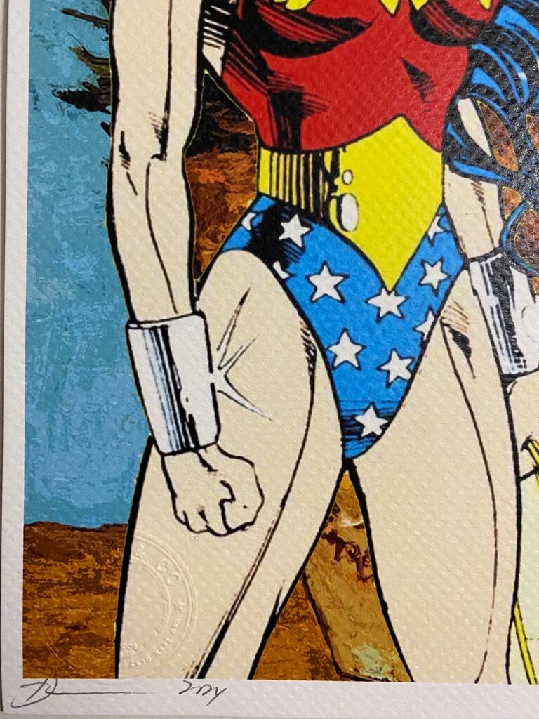 Wonder Woman Sunflower by Death NYC, 2024 (view 3)