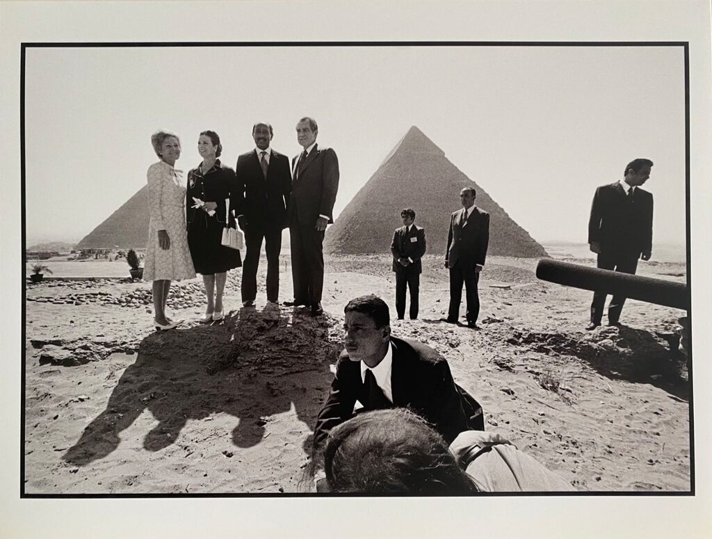 Egypte, pyramides de Gizeh by René Burri, 1974