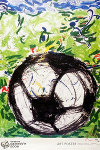 Football On The Field de Markus Lüpertz, 2006