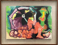 Les baigneuses au parasol d'Edouard Pignon, 1971