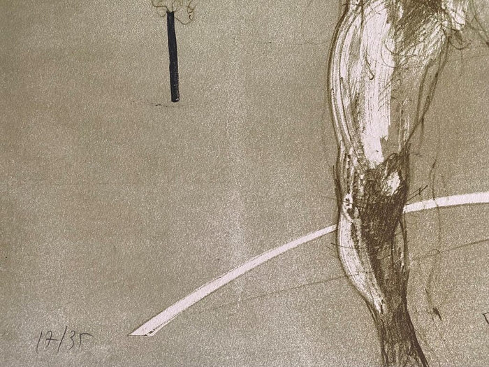 Composition with 2 Figures de Claude Weisbuch, vers 1980 (vue 2)