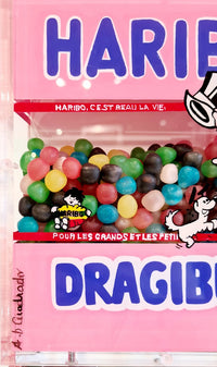 Coffrage HARIBO Dragibus d'Annick Cuadrado, 2021 (vue 2)
