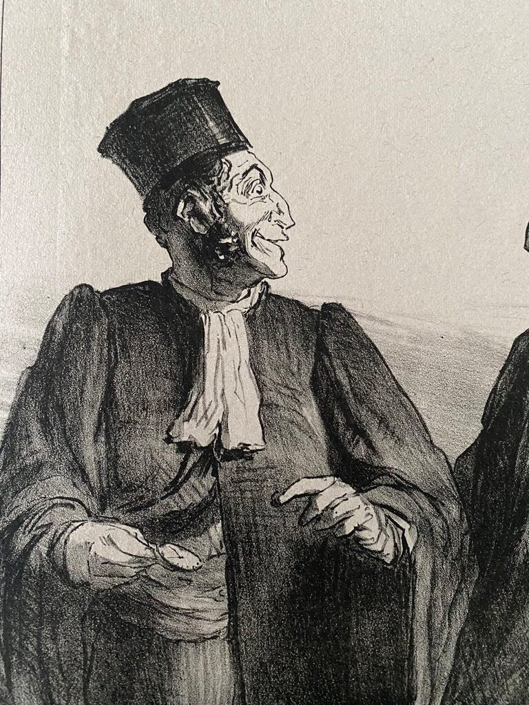Court Scene by Honoré Daumier, 1918 (view 3)