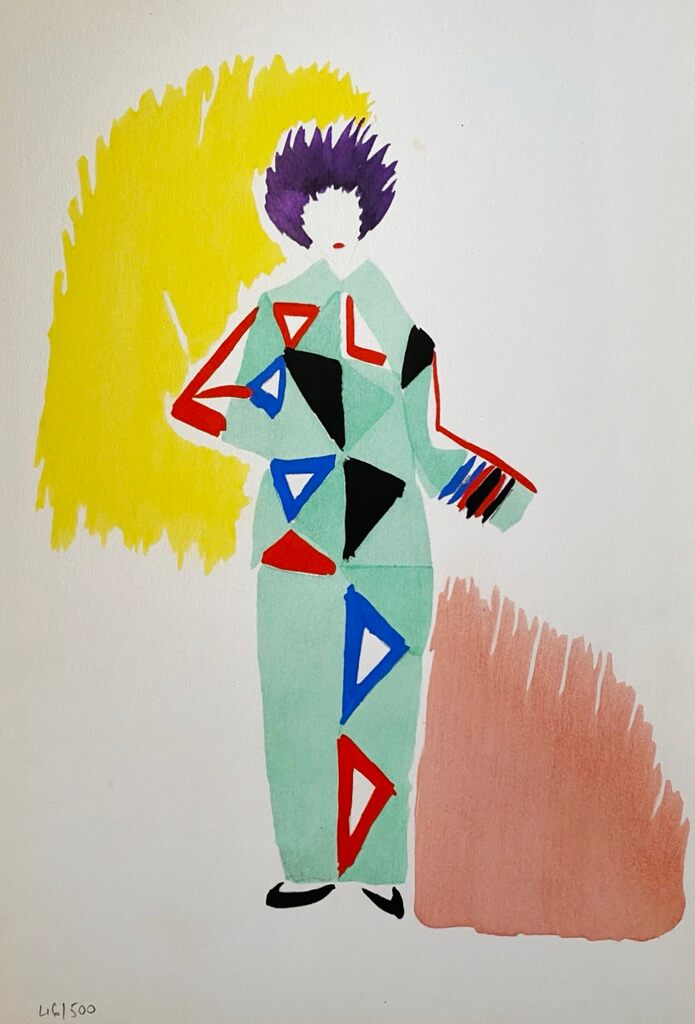 Tableaux vivants 15 by Sonia Delaunay, 1969