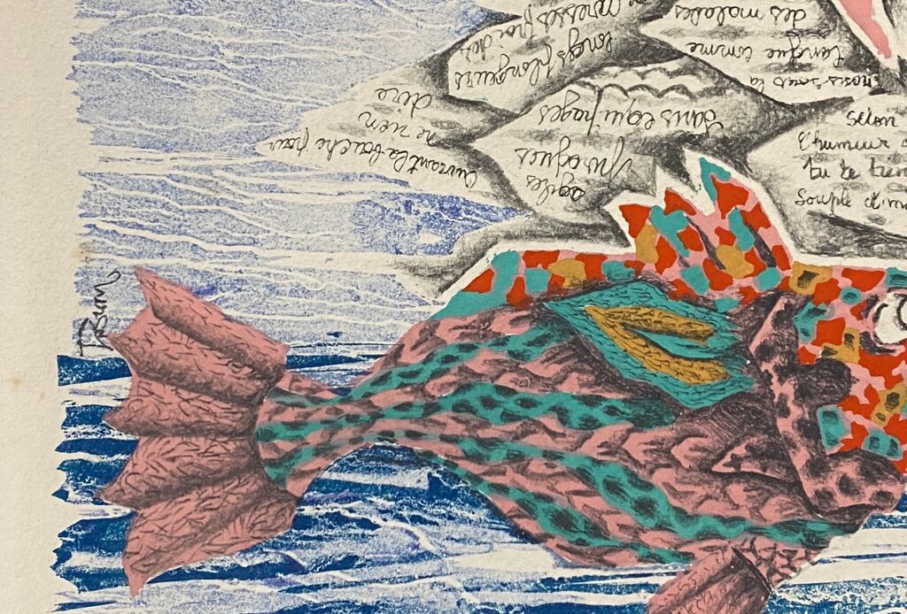 Du côté de l'ile Maurice, on l'appelle raf... by Jean Lurçat, 1965 (view 3)