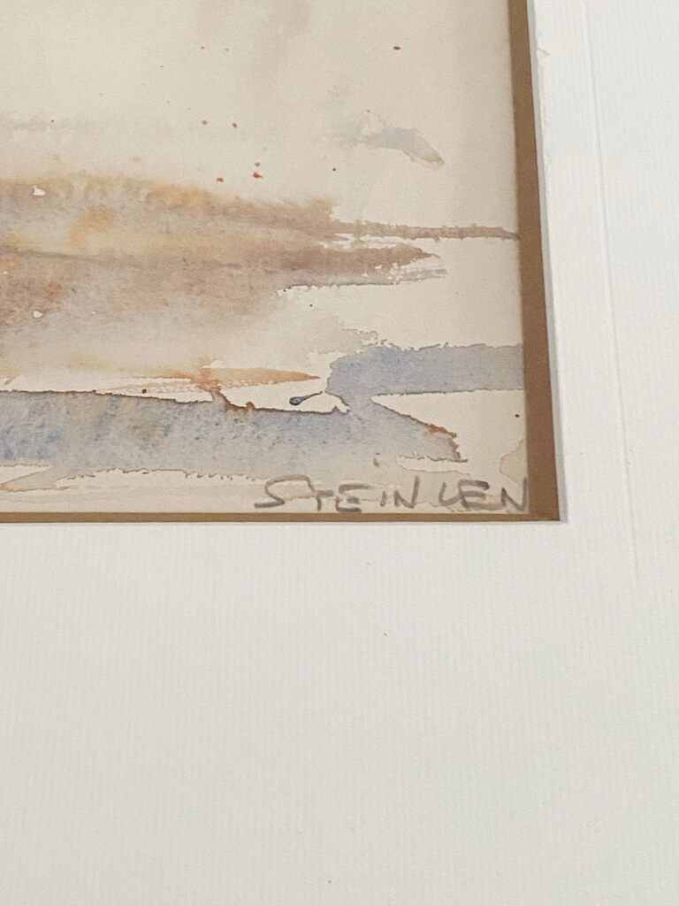 Paysage lacustre d'Aimé Daniel Steinlen, vers 1960 (vue 5)