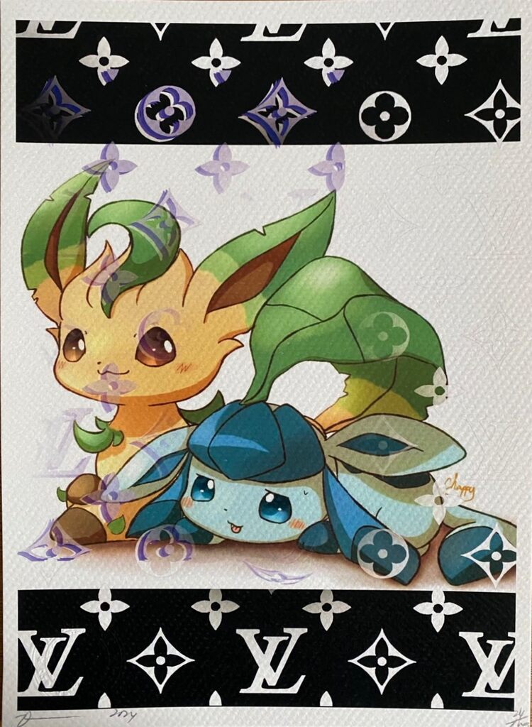 Leafeon & Glaceon by Death NYC, 2024