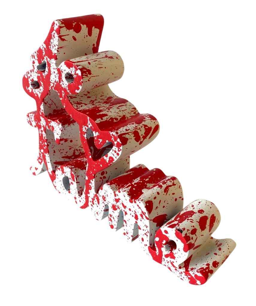 Je T'aime (Red Splash) de Mr. Brainwash, 2018 (vue 2)