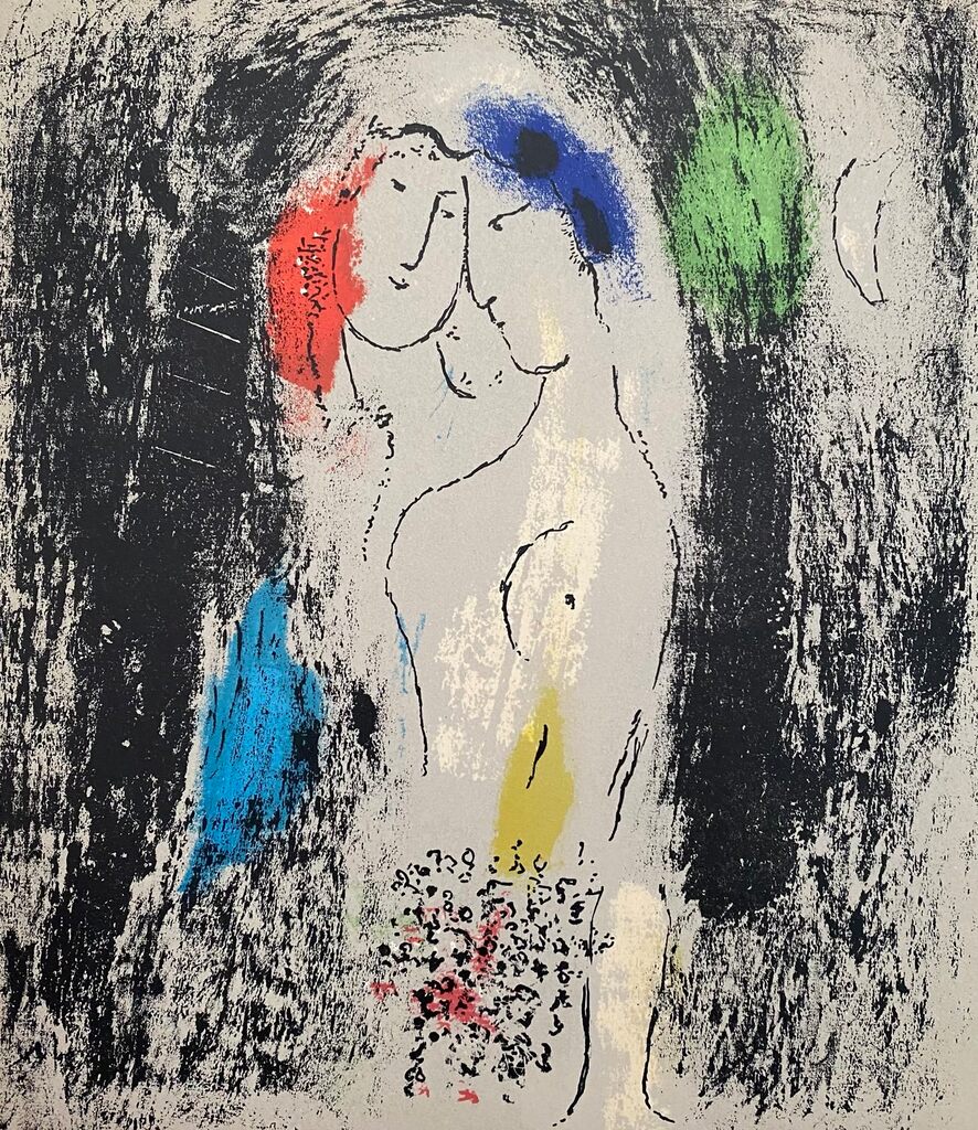 Les Amoureux by Marc Chagall, 1957