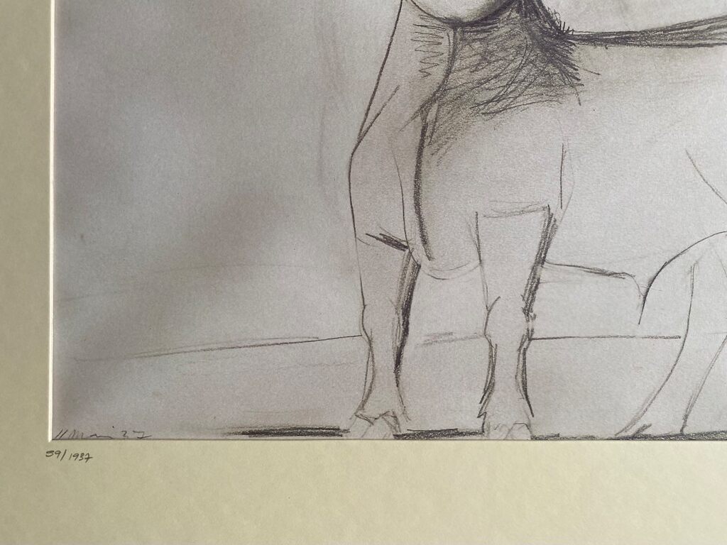 Guernica Study by Pablo Picasso, 1990 (view 2)