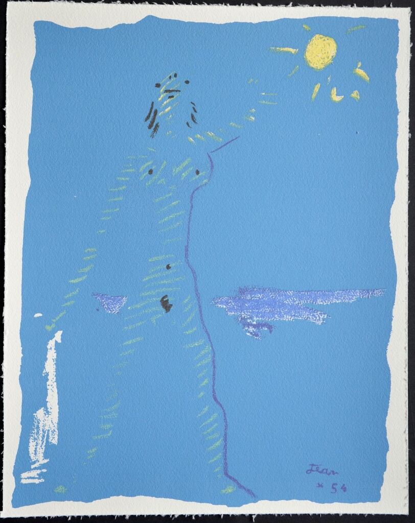 Sous le manteau de feu de Jean Cocteau, 1954