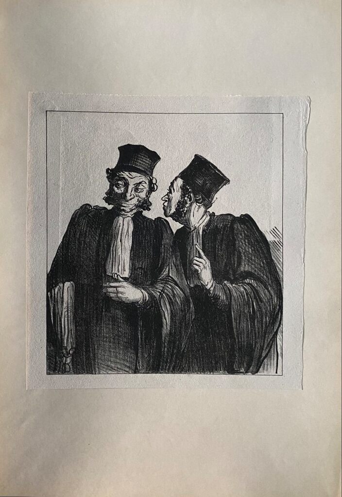 Court Scene by Honoré Daumier, 1918 (view 2)