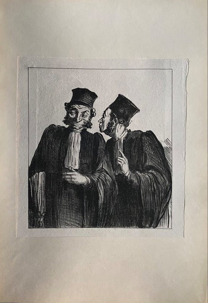 Court Scene de Honoré Daumier, 1918 (vue 2)