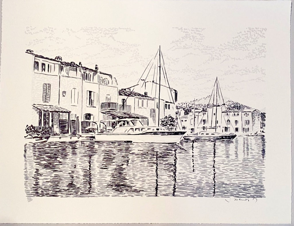 Port Grimaud de Serge Mendjisky, 1969