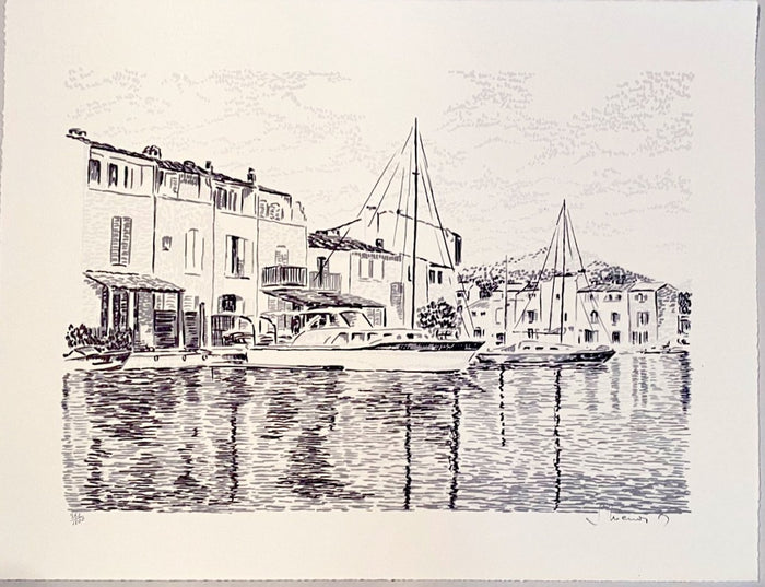 Port Grimaud de Serge Mendjisky, 1969